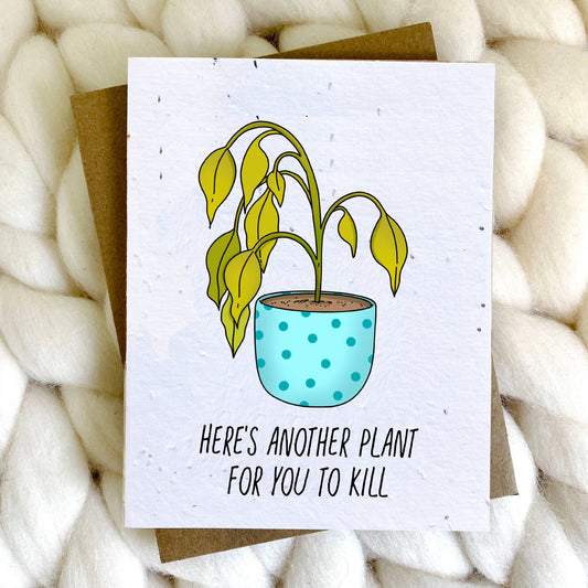 Plant Killer 2 Plantable Seed Paper Card