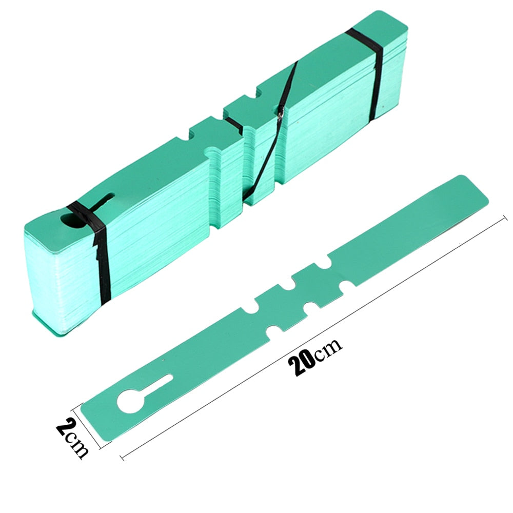 Plastic Adjustable Buckle Plant Label Multiple Colour Options